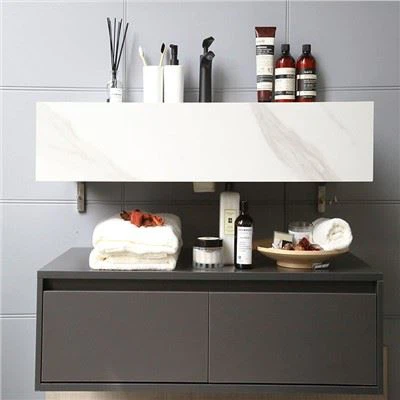 30-дюймовый белый плавающий туалетный столик